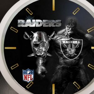 COPY - Football clock Raiders ft hulk